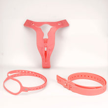 Cargar imagen en el visor de la galería, Male Pink Sissy Chastity Belt