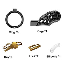 Carica l'immagine nel visualizzatore di Gallery, Mesh Hollow ABS Chastity Cage 7