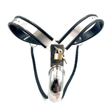 Load image into Gallery viewer, Metal Chastity Belt – material and construction details, gallery view 1