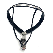 Load image into Gallery viewer, Metal Chastity Belt – material and construction details, gallery view 2