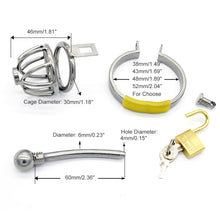 Load image into Gallery viewer, Metal Chastity Device – material and construction details, gallery view 5