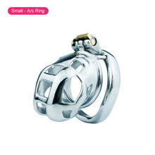 Load image into Gallery viewer, Metal Cobra Chastity Cage – material and construction details, gallery view 10