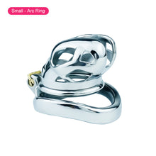 Load image into Gallery viewer, Metal Cobra Chastity Cage – material and construction details, gallery view 11