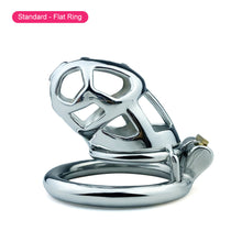 Load image into Gallery viewer, Metal Cobra Chastity Cage – material and construction details, gallery view 15