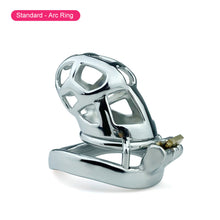 Load image into Gallery viewer, Metal Cobra Chastity Cage – material and construction details, gallery view 18
