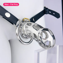 Load image into Gallery viewer, Metal Cobra Chastity Cage – material and construction details, gallery view 25