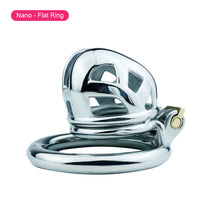 Load image into Gallery viewer, Metal Cobra Chastity Cage – material and construction details, gallery view 2