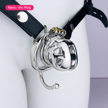 Load image into Gallery viewer, Metal Cobra Chastity Cage – material and construction details, gallery view 7