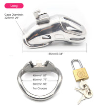 Carica l'immagine nel visualizzatore di Gallery, Metal Cock Cage – material and construction details, gallery view 6 from the CAGINK product page
