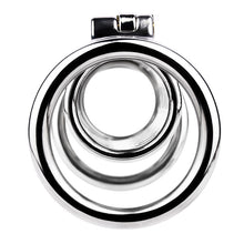 Load image into Gallery viewer, Metal Double Ended Chastity Cage – material and construction details, gallery view 4
