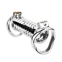 Load image into Gallery viewer, Metal Double Ended Chastity Cage – material and construction details, gallery view 5