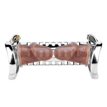 Load image into Gallery viewer, Metal Double Ended Chastity Cage – material and construction details, gallery view 6