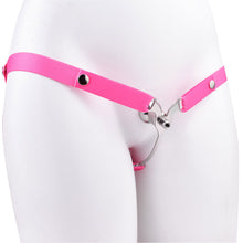 Load image into Gallery viewer, Metal Feminizer Flying-V With Three-Way Auxiliary Belt – material and construction details, gallery view 1