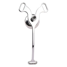 Load image into Gallery viewer, Metal Feminizer Flying-V With Three-Way Auxiliary Belt – material and construction details, gallery view 4