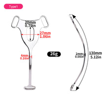 Load image into Gallery viewer, Metal Feminizer Flying-V With Three-Way Auxiliary Belt – material and construction details, gallery view 7