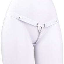 Load image into Gallery viewer, Metal Feminizer Flying-V With Three-Way Auxiliary Belt – material and construction details, gallery view 9