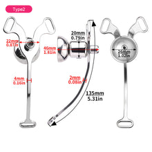 Load image into Gallery viewer, Metal Feminizer Flying-V With Three-Way Auxiliary Belt – material and construction details, gallery view 10