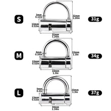 Load image into Gallery viewer, Metal Pa Lock – locking components and key details, gallery view 5 from the CAGINK product page