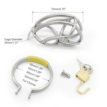 Carica l'immagine nel visualizzatore di Gallery, The Metal Confinement – product design details, gallery view 5 from the CAGINK product page