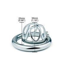 Load image into Gallery viewer, Mini Chastity Cage – product design details, gallery view 7 from the CAGINK product page