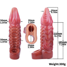 Load image into Gallery viewer, Monster Penis Sleeve – product feature overview, gallery view 5 from the CAGINK product page