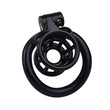 Load image into Gallery viewer, Negative Fish Basket Chastity Lock – locking components and key details, gallery view 5