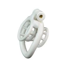 Load image into Gallery viewer, Negative Fish Basket Chastity Lock – locking components and key details, gallery view 8