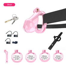 Load image into Gallery viewer, Nylon Chastity Cage With Belt