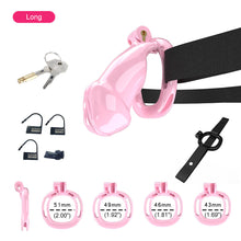 Load image into Gallery viewer, Nylon Chastity Cage With Belt