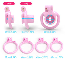 Load image into Gallery viewer, Nylon Male Chastity Sissy Device – material and construction details, gallery view 3