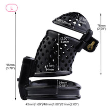 Carica l'immagine nel visualizzatore di Gallery, Open Chastity Cage – product design details, gallery view 13 from the CAGINK product page