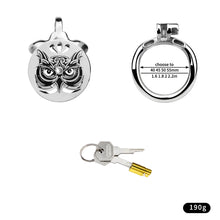 Carica l'immagine nel visualizzatore di Gallery, Owl Flat Chastity Cage - 9