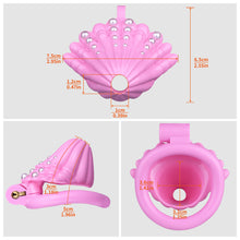 Cargar imagen en el visor de la galería, Pearls Chastity Cage - 12