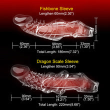 Load image into Gallery viewer, Penis Extender Sleeve – product feature overview, gallery view 3 from the CAGINK product page