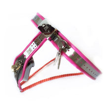 Load image into Gallery viewer, Pink Chastity Belt – product design details, gallery view 1 from the CAGINK product page