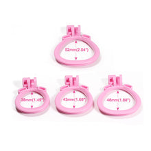 Load image into Gallery viewer, Pink Cobra Chastity Cage – product design details, gallery view 8 from the CAGINK product page