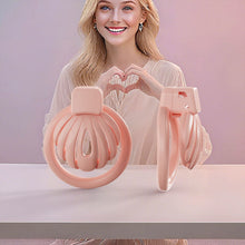 Carica l'immagine nel visualizzatore di Gallery, Pink Shell Chastity Cage 1