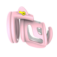 Load image into Gallery viewer, Plastic Chastity Lock – locking components and key details, gallery view 4