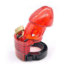 Load image into Gallery viewer, Plastic Male Chastity Device β material and construction details, gallery view 3