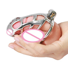 Load image into Gallery viewer, Primary Stainless Steel MAMBA Chastity Cage