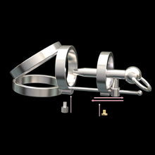 Load image into Gallery viewer, Punk Series Scallop Chastity Cage