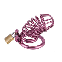 Load image into Gallery viewer, Purple Chastity Cage ( 3 Rings ) – product design details, gallery view 3