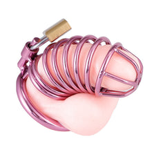 Load image into Gallery viewer, Purple Chastity Cage ( 3 Rings ) – product design details, gallery view 1