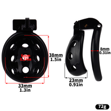 Carica l'immagine nel visualizzatore di Gallery, Resin Breathable Male Chastity Cage -9