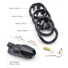 Cargar imagen en el visor de la galería, Resin Male Chastity Device – material and construction details, gallery view 7