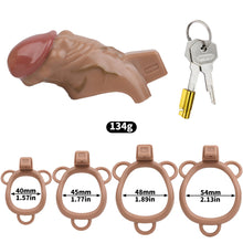 Carica l'immagine nel visualizzatore di Gallery, ABS Resin Simulation Penis Chastity Lock