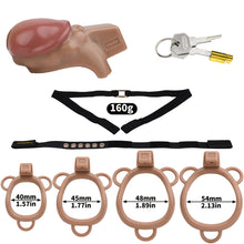 Carica l'immagine nel visualizzatore di Gallery, ABS Resin Simulation Penis Chastity Lock
