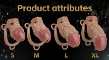 Carica l'immagine nel visualizzatore di Gallery, ABS Resin Simulation Penis Chastity Lock
