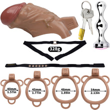 Carica l'immagine nel visualizzatore di Gallery, ABS Resin Simulation Penis Chastity Lock