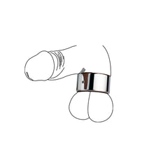 Carica l'immagine nel visualizzatore di Gallery, Scrotum Ring – ring and adjustment details, gallery view 1 from the CAGINK product page